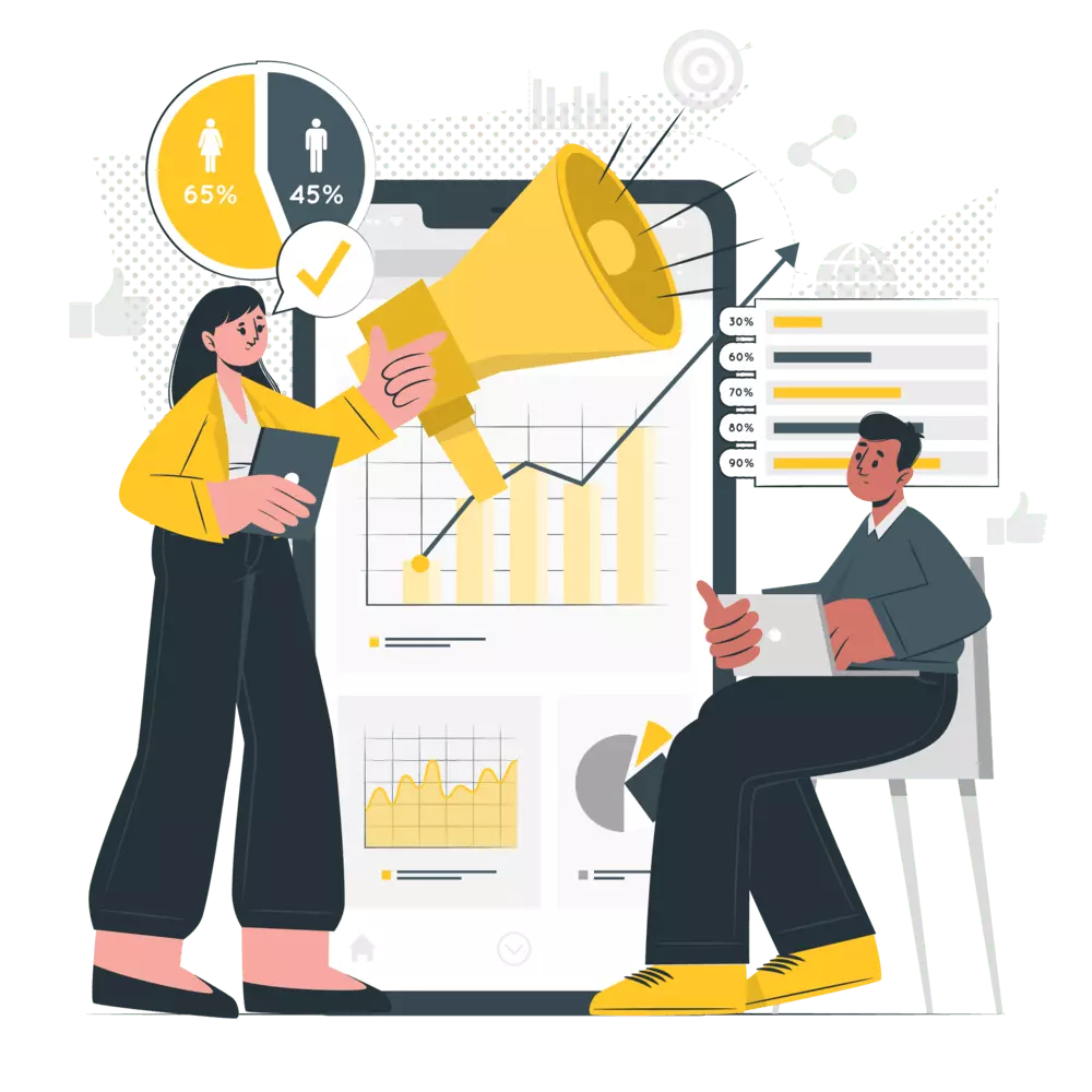 Digital marketing team analyzing data and planning online marketing strategies – MRA Marketer