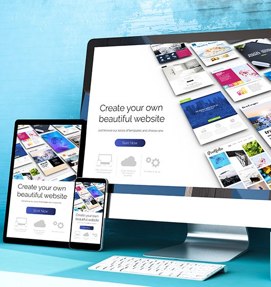 Web Design and Development illustration